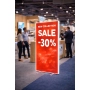 Lightbox LED 100x200 – podświetlana ścianka reklamowa